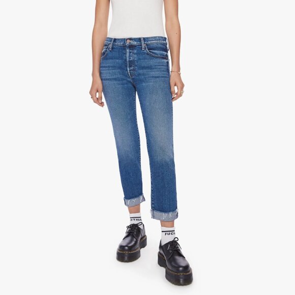 MOTHER Denim The Scrapper Cuff Ankle Fray Smashing Banjos | 33 - Picture 1 of 4